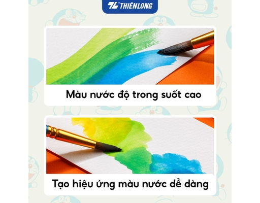 Màu Nước WACO-C002/DO Hộp 12 Màu Thiên Long ảnh 4