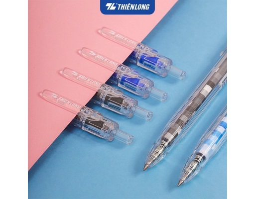 Bút Gel GEL-066 Mực Đen Thiên Long ảnh 1