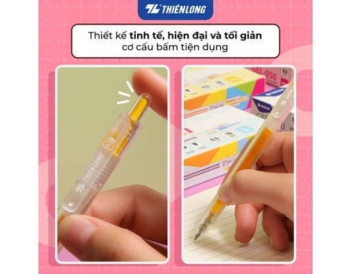 Bút Gel GEL-050 Mực Vàng Thiên Long ảnh 4