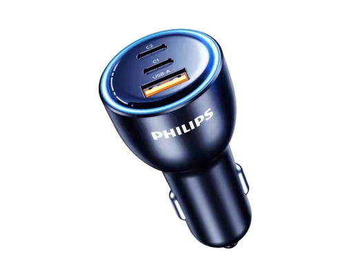 Đầu Sạc Điện Thoại Dùng Trên Ô Tô DLP5529C Philips ảnh 0