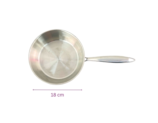 Chảo Sâu Inox 304 3 Lớp Đáy Từ Pro 18cm Ticook ảnh 4