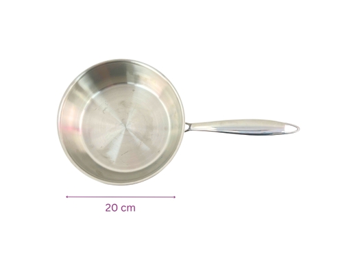 Chảo Sâu Inox 304 3 Lớp Đáy Từ Pro 20cm Ticook ảnh 3