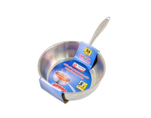 Chảo Sâu Inox 304 3 Lớp Đáy Từ Pro 24cm Ticook ảnh 5