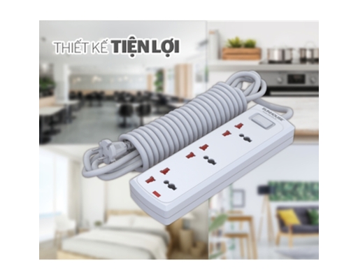 Ổ Cắm Điện SHE-OC6-3P Sunhouse ảnh 1