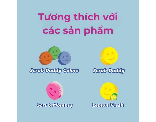 Đế Treo Giữ Miếng Chùi Rửa Bọt Biển Mặt Cười Daddy Caddy Scrub Daddy ảnh 1