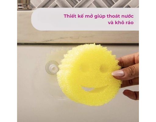 Đế Treo Giữ Miếng Chùi Rửa Bọt Biển Mặt Cười Daddy Caddy Scrub Daddy ảnh 4