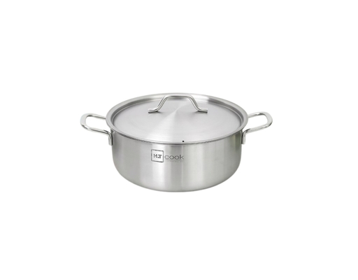 Bộ 3 Nồi Inox 1 Đáy Nắp Inox HT Cook HT-06DN Fivestar ảnh 1