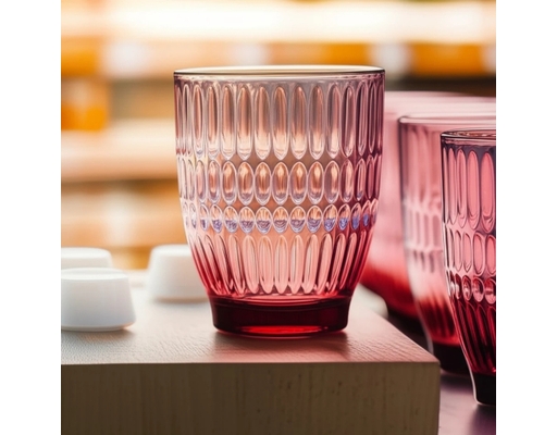 Ly Thủy Tinh Thấp Ricky 340ml Dew Pink Luminarc ảnh 3