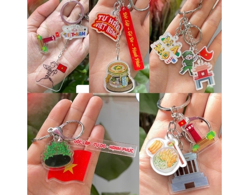 Bộ Móc Khóa Yêu Nước Sportslink ảnh 13