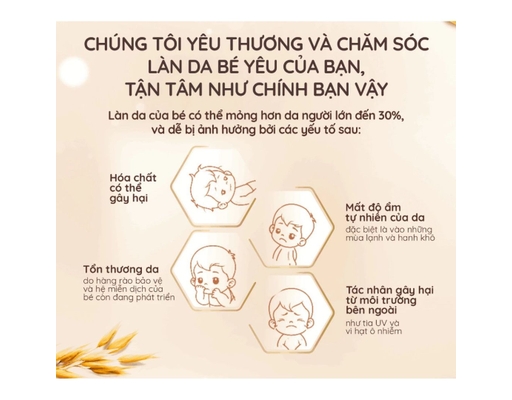 Kem Dưỡng Ẩm Làm Dịu Da Ngứa, Dễ Chàm Dermexa 100g Aveeno Baby ảnh 3