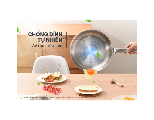 Chảo Inox Đa Lớp IN24M6 24cm Sunhouse ảnh 6