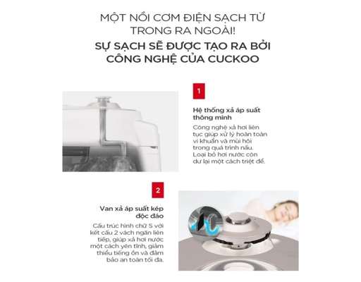 [Đặt Trước] Nồi Cơm Điện Áp Suất Cao Tần CRP-CHAS109FW 1.8L Cuckoo ảnh 11