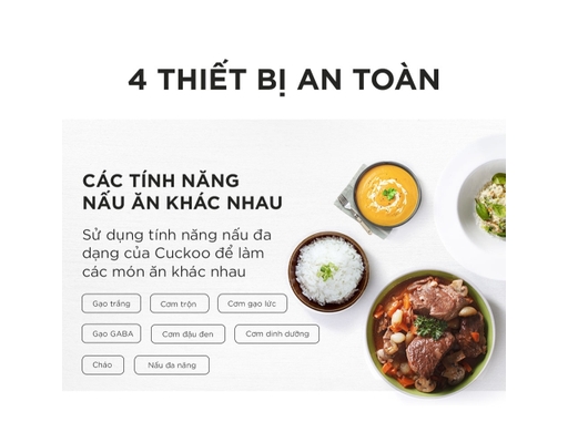Nồi Cơm Điện Tử CR-1020F/BKWH 1.8L Cuckoo ảnh 7