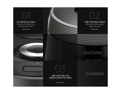 Nồi Cơm Điện Áp Suất CRP-PWV1008F/BKDSCRVNCV 1.8L Cuckoo ảnh 8