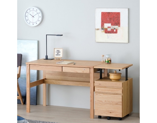 Bàn Làm Việc Iwaki Màu Gỗ Tự Nhiên Histyle ảnh 3