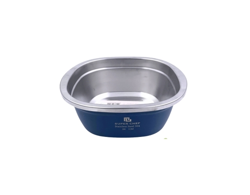 Thau Vuông Màu Inox 304 20cm Super Chef ảnh 0