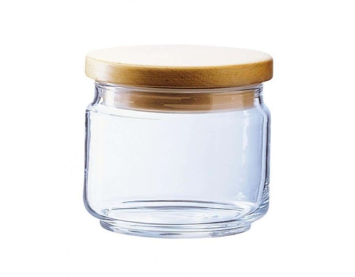 Hũ Thủy Tinh Pop Jar Nắp Gỗ 500ml Ocean ảnh 2