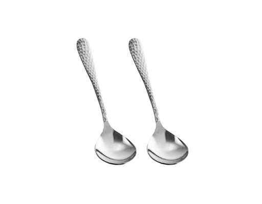 Vỉ 2 Muỗng Cà Phê Ngắn Inox 304 Kim Cương Bếp Xinh ảnh 0