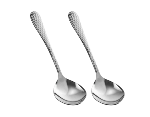 Vỉ 2 Muỗng Ăn Lớn Inox 304 Kim Cương Bếp Xinh ảnh 0