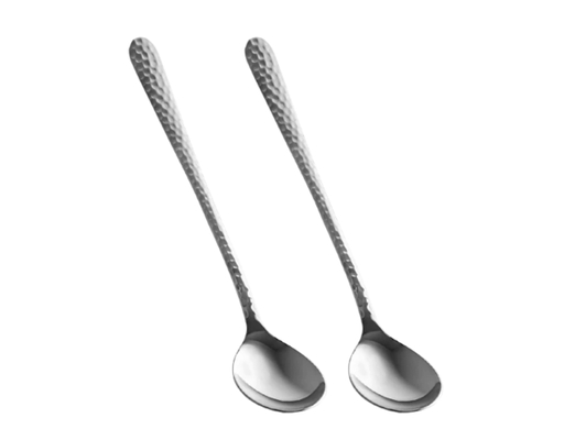 Vỉ 2 Muỗng Cà Phê Dài Inox 304 Kim Cương Bếp Xinh ảnh 0
