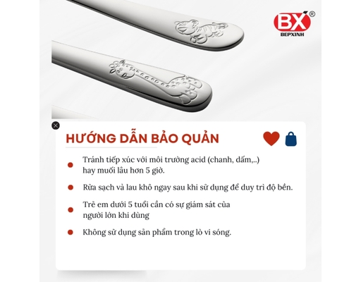 Bộ Đồ Ăn Inox Zoo Zoo Bếp Xinh ảnh 8