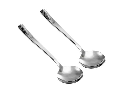 Vỉ 2 Muỗng Súp Tròn Hoàng Gia Bếp Xinh ảnh 0