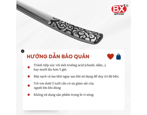 Vỉ 2 Muỗng Cà Phê Ngắn Hoàng Gia Bếp Xinh ảnh 2