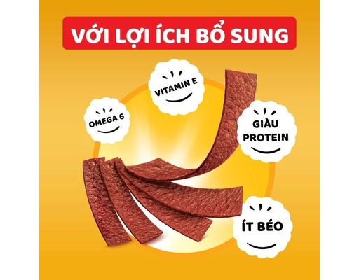 Bánh Thưởng Cho Chó Dạng Tròn Schmackos Vị Bò Xông Khói 70g Pedigree ảnh 5