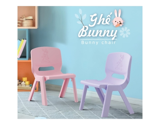 Ghế Nhựa Bunny Có Tựa Lưng 34.2x33.2x43.9cm Duy Tân ảnh 8