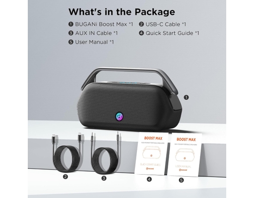 Loa Bluetooth Boost Max BS12302 BUGANi ảnh 5