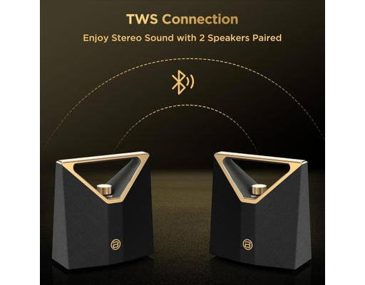 Loa Bluetooth Brief Plus BS12304 Màu Champagne Gold BUGANi ảnh 9