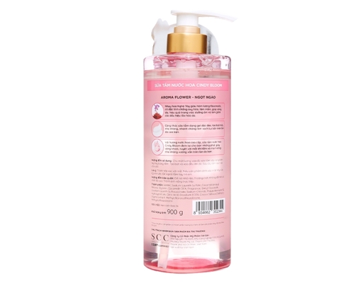 Sữa Tắm Nước Hoa Hương Hoa Ngọt Ngào Aroma Flower 900g Cindy Bloom ảnh 1