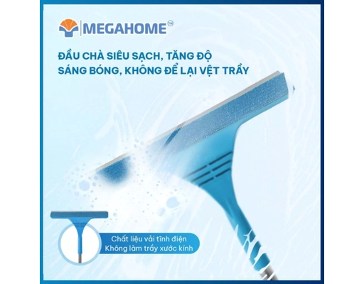 Cây Gạt Kính Cán Inox Megahome ảnh 6
