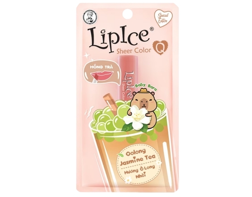 Son Dưỡng Có Màu Tự Nhiên Sheer Color Q	 Hương Trà Oolong Lài Màu Hồng Trà 2.4g LipIce ảnh 0