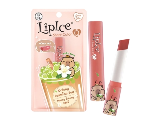 Son Dưỡng Có Màu Tự Nhiên Sheer Color Q	 Hương Trà Oolong Lài Màu Hồng Trà 2.4g LipIce ảnh 1