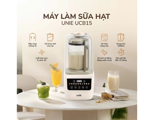 Máy Làm Sữa Hạt UCB15 Unie ảnh 2