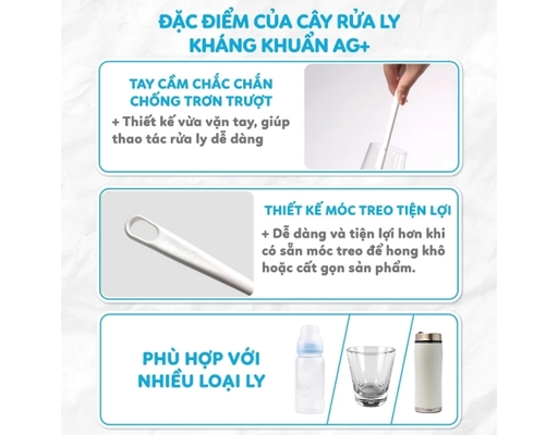 Cây Rửa Ly Kháng Khuẩn Ag+ MyJae ảnh 5