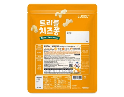 Thực Phẩm Bổ Sung Bánh Ăn Dặm Vị Phô Mai 25g Lusol ảnh 1