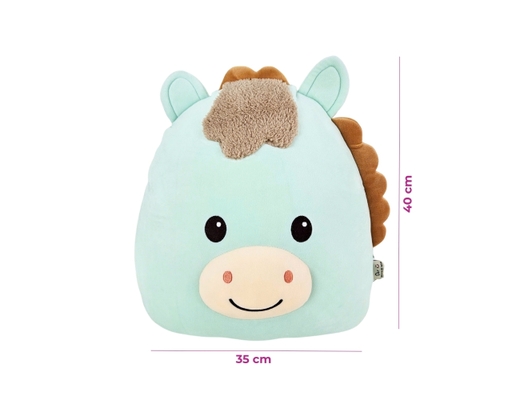 Gối Tựa Hình Ngựa For U 35x40cm Màu Xanh Tân Quang Lập ảnh 1