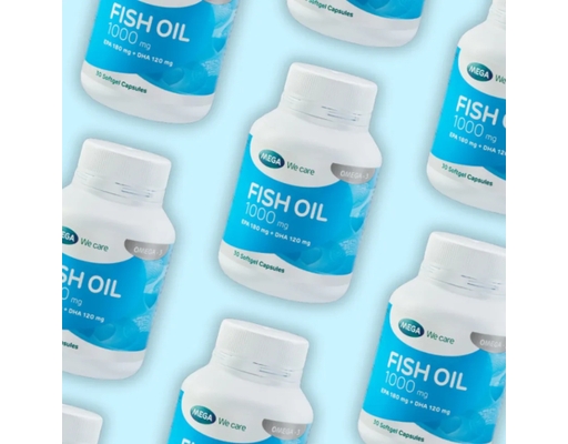 Thực Phẩm Bảo Vệ Sức Khỏe Viên Uống Dầu Cá 1000mg Bổ Sung DHA-EPA 100 Viên MEGA We Care ảnh 2