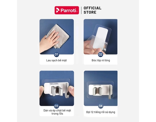 Móc Treo Dán Tường Keeper KP03 Parroti ảnh 7