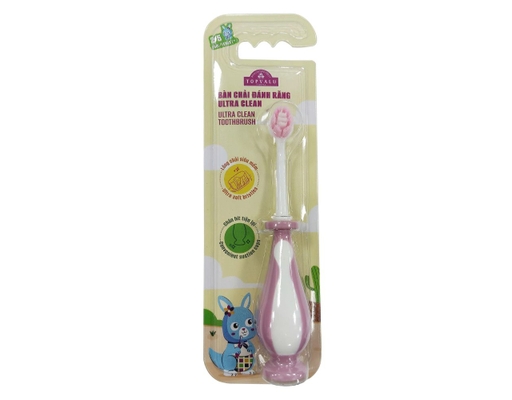 Vỉ 1 Cây Bàn Chải Đánh Răng Sạch Sâu Cho Trẻ Em Từ 2-5 Tuổi Topvalu Ultra Clean TOPVALU ảnh 1