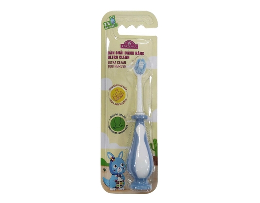 Vỉ 1 Cây Bàn Chải Đánh Răng Sạch Sâu Cho Trẻ Em Từ 2-5 Tuổi Topvalu Ultra Clean TOPVALU ảnh 3