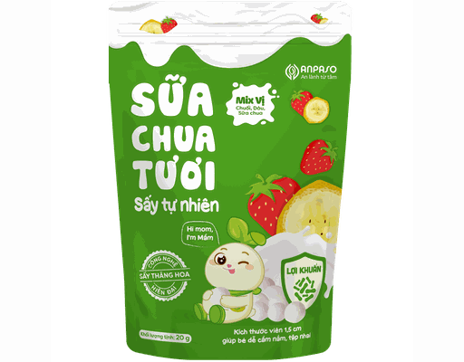 Sữa Chua Tươi Sấy Tự Nhiên Mix Vị 20g Anpaso ảnh 0