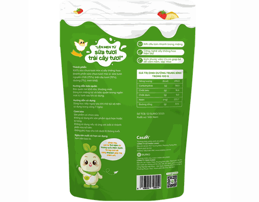 Sữa Chua Tươi Sấy Tự Nhiên Mix Vị 20g Anpaso ảnh 1