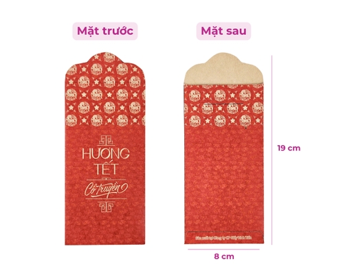 Xấp 5 Bao Lì Xì "Bính Ngọ" Giấy Kraft Nâu Mix Nhiều Mẫu Vĩnh Tiến ảnh 3