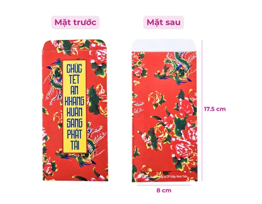 Xấp 10 Bao Lì Xì "Thập Niên 2000" Mix 6 Mẫu Vĩnh Tiến ảnh 5
