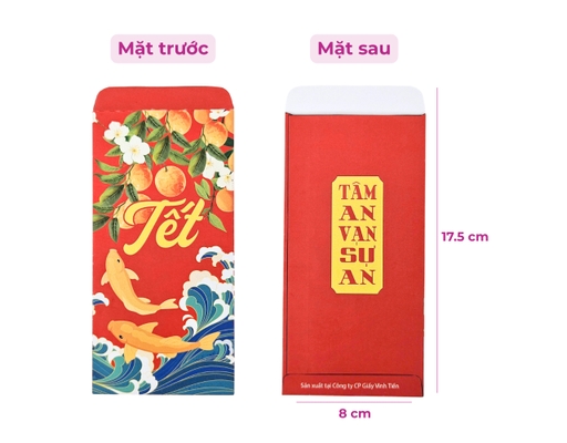 Xấp 10 Bao Lì Xì "Thập Niên 2000" Mix 6 Mẫu Vĩnh Tiến ảnh 6