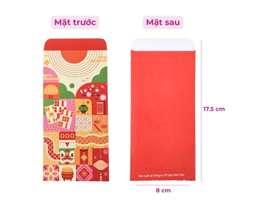 Xấp 10 Bao Lì Xì "Tết Việt Iconic" Mix 6 Mẫu Vĩnh Tiến ảnh 5