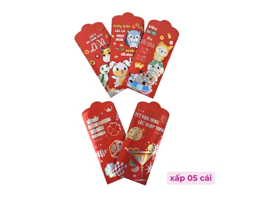 Xấp 5 Bao Lì Xì Halogram Vĩnh Tiến ảnh 1